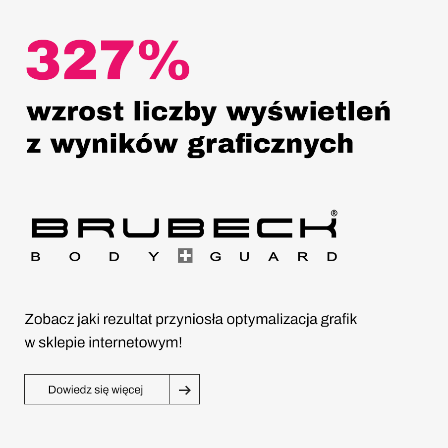 wzrost liczby wyświetleń z wyników graficznych