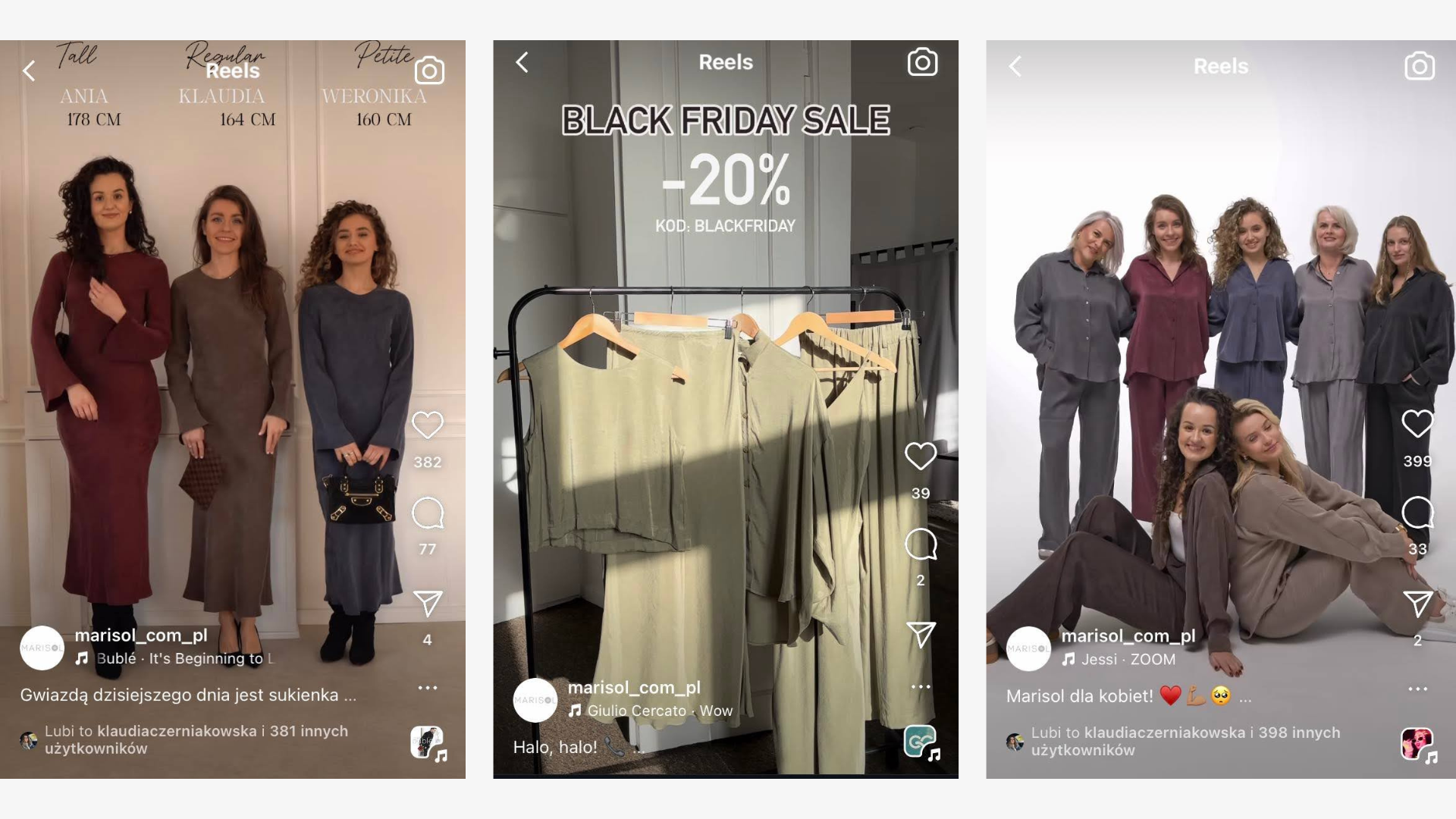 Reelsy na Instagramie MARISOL