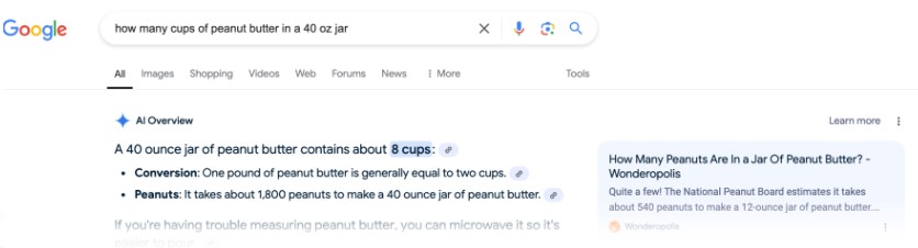 Odpowiedź AIO w formie krótkich odpowiedzi