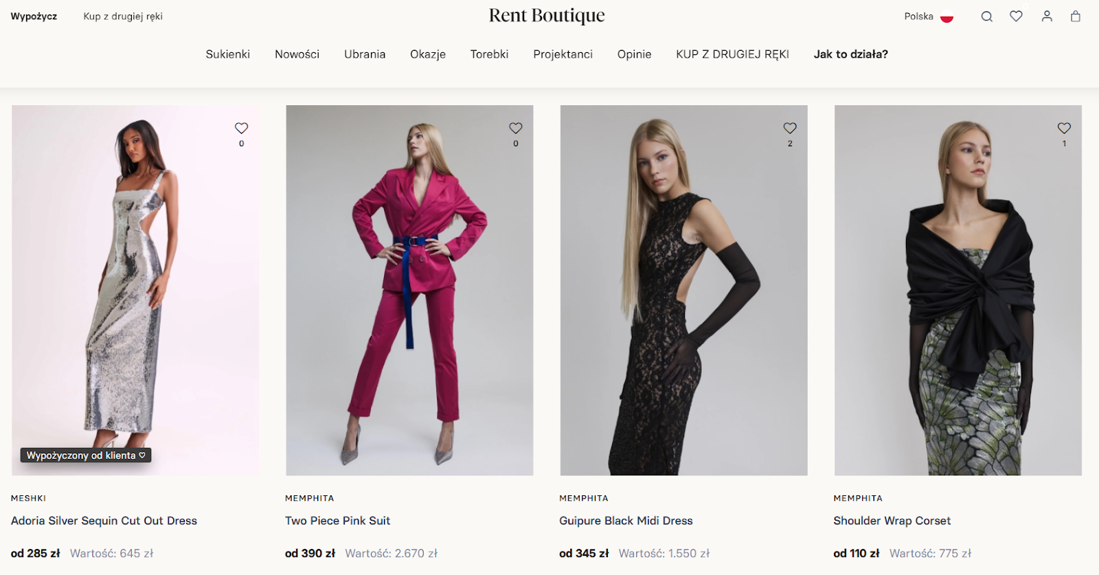 produkty Rentboutique.com