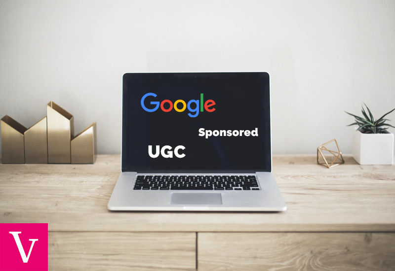 Nowe atrybuty Google: „sponsored” i „ugc”. Czym są i jak działają?